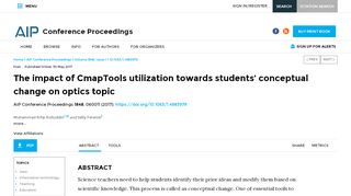 
                            13. The impact of CmapTools utilization towards students' conceptual ...