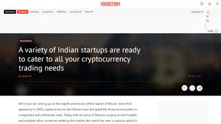 
                            7. The Indian startups ready to cater to all your cryptocurrency trading ...