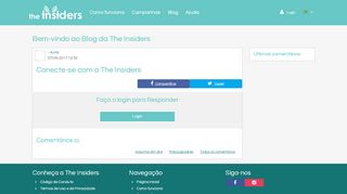 
                            4. The Insiders - Conecte-se com a The Insiders (pt-br)