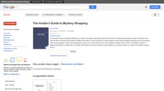
                            6. The Insider's Guide to Mystery Shopping