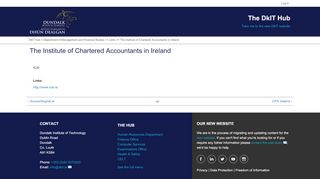 
                            6. The Institute of Chartered Accountants in Ireland | Dundalk Institute of ...