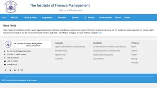 
                            2. The Institute of Finance Management - IFM