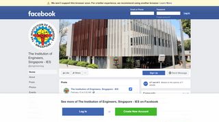 
                            8. The Institution of Engineers, Singapore - IES - Home | Facebook