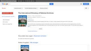 
                            10. The International Directory of National Archives