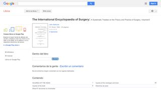 
                            11. The International Encyclopaedia of Surgery: A Systematic Treatise on ...