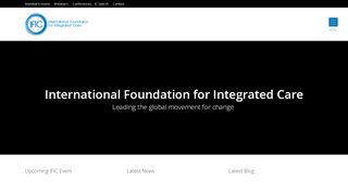 
                            7. The International Foundation for Integrated Care IFIC