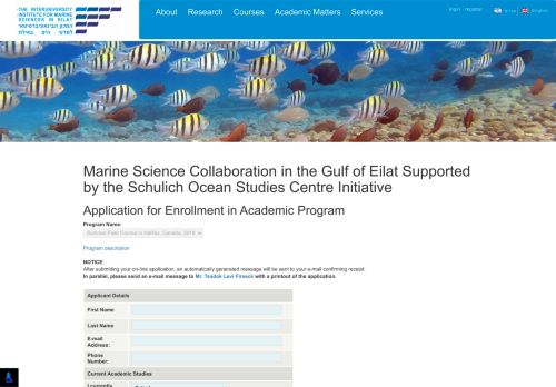 
                            8. The Interuniversity Institute for Marine Sciences in Eilat - Marine ...