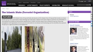 
                            1. The Islamic State (Terrorist Organization) | RAND