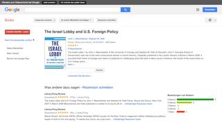 
                            5. The Israel Lobby and U.S. Foreign Policy