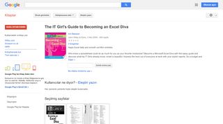 
                            7. The IT Girl's Guide to Becoming an Excel Diva