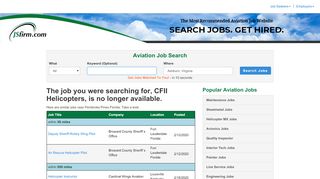 
                            4. The job you were searching for, CFII Helicopters, is no ... - JSfirm.com