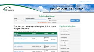 
                            7. The job you were searching for, Pilot, is no longer ... - JSfirm.com