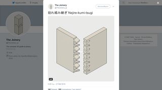 
                            10. The Joinery on Twitter: 