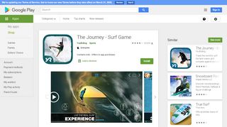 
                            4. The Journey Jogo de Surf – Apps no Google Play