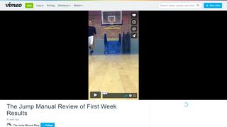 
                            13. The Jump Manual Review of First Week Results on Vimeo