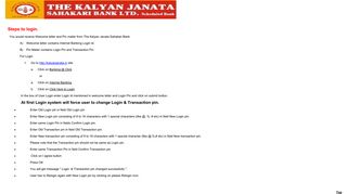 
                            2. The Kalyan Janata Sahakari Bank