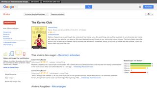 
                            13. The Karma Club - Google Books-Ergebnisseite