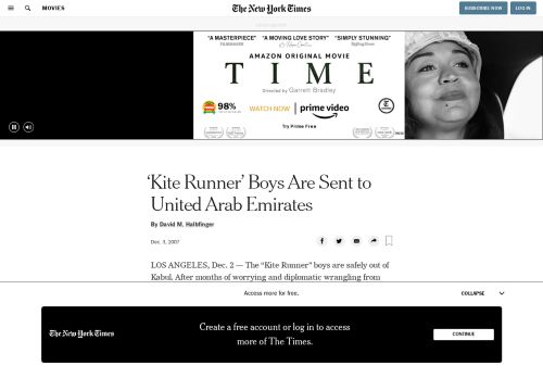 
                            6. The Kite Runner - Boy Actors - The New York Times