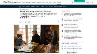 
                            8. The Kominsky Method: Michael Douglas and Alan Arkin delight in this ...