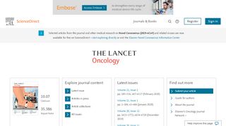 
                            7. The Lancet Oncology | ScienceDirect.com