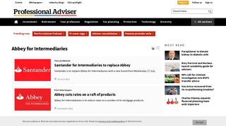 
                            7. The latest abbey-for-intermediaries news for financial advisers and ...