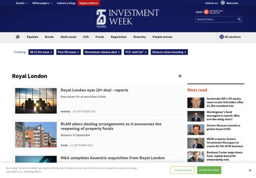 
                            13. The latest royal-london news for investment advisers and wealth ...