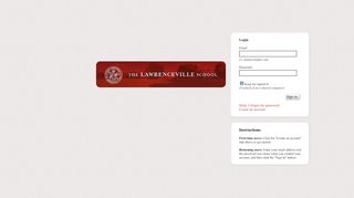 
                            11. The Lawrenceville School Application