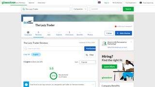 
                            11. The Lazy Trader Reviews | Glassdoor.co.uk