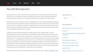 
                            7. The LDAP Bind Operation – LDAP.com