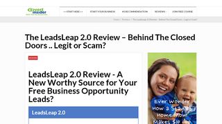 
                            12. The LeadsLeap 2.0 Review – Behind The Closed Doors .. Legit or ...