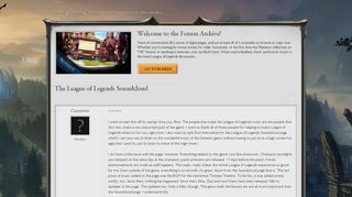 
                            5. The League of Legends Soundcloud - League of Legends Community