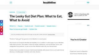 
                            10. The Leaky Gut Diet Plan: What to Eat, What to Avoid - Healthline