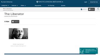 
                            9. The Liberator (American newspaper) - Image | Britannica.com