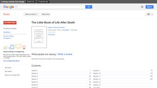 
                            12. The Little Book of Life After Death