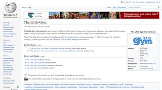 
                            7. The Little Gym - Wikipedia