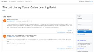
                            11. The Loft Literary Center Online Learning Portal