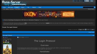 
                            4. The Login Protocol - Rune-Server