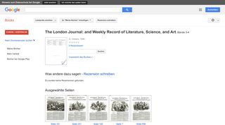 
                            12. The London Journal: and Weekly Record of Literature, Science, and Art