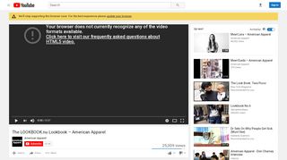 
                            10. The LOOKBOOK.nu Lookbook – American Apparel - YouTube