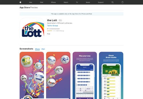 
                            4. the Lott on the App Store - iTunes - Apple