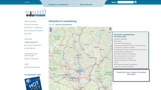 
                            6. The Luxembourg eduroam Portal