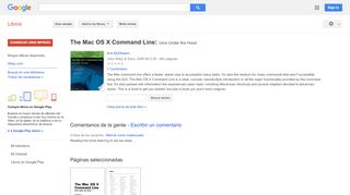 
                            10. The Mac OS X Command Line: Unix Under the Hood - Resultado de Google Books