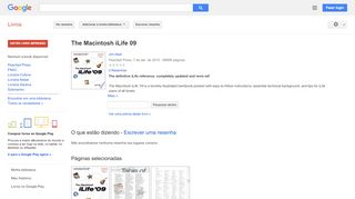 
                            7. The Macintosh iLife 09 - Resultado da Pesquisa de livros Google