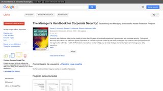 
                            10. The Manager's Handbook for Corporate Security: Establishing and ...