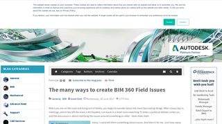 
                            11. The many ways to create BIM 360 Field Issues - Graitec Blog