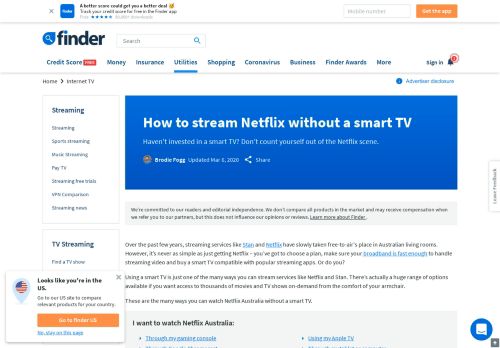 
                            8. The many ways you can watch Netflix Australia without a smart TV