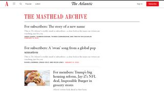 
                            11. The Masthead - The Atlantic