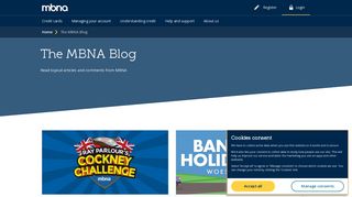 
                            6. The MBNA Blog | MBNA