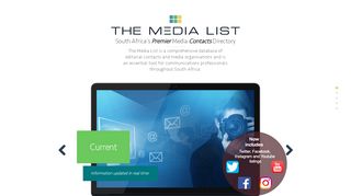 
                            2. The Media List - South Africa's Premier Media Contacts Directory