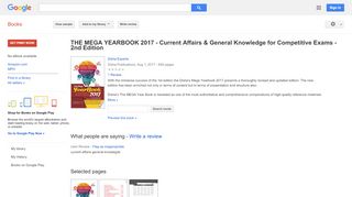 
                            9. THE MEGA YEARBOOK 2017 - Current Affairs & General ...